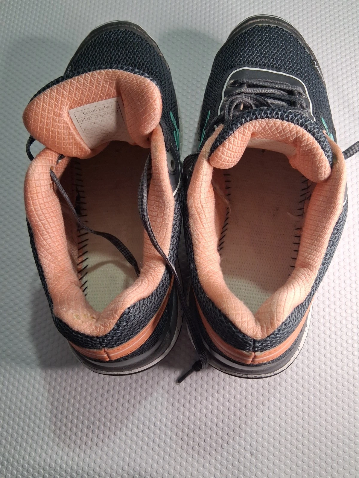 Gravity Defyer Mighty Walk Gray Salmon Shoes Women’s Size 9 - photo 4