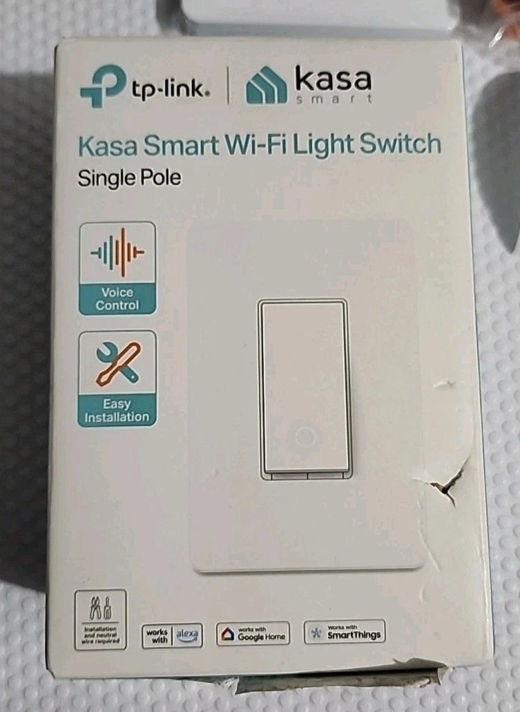 New Open Box Kasa Smart Wi-Fi Light Switch