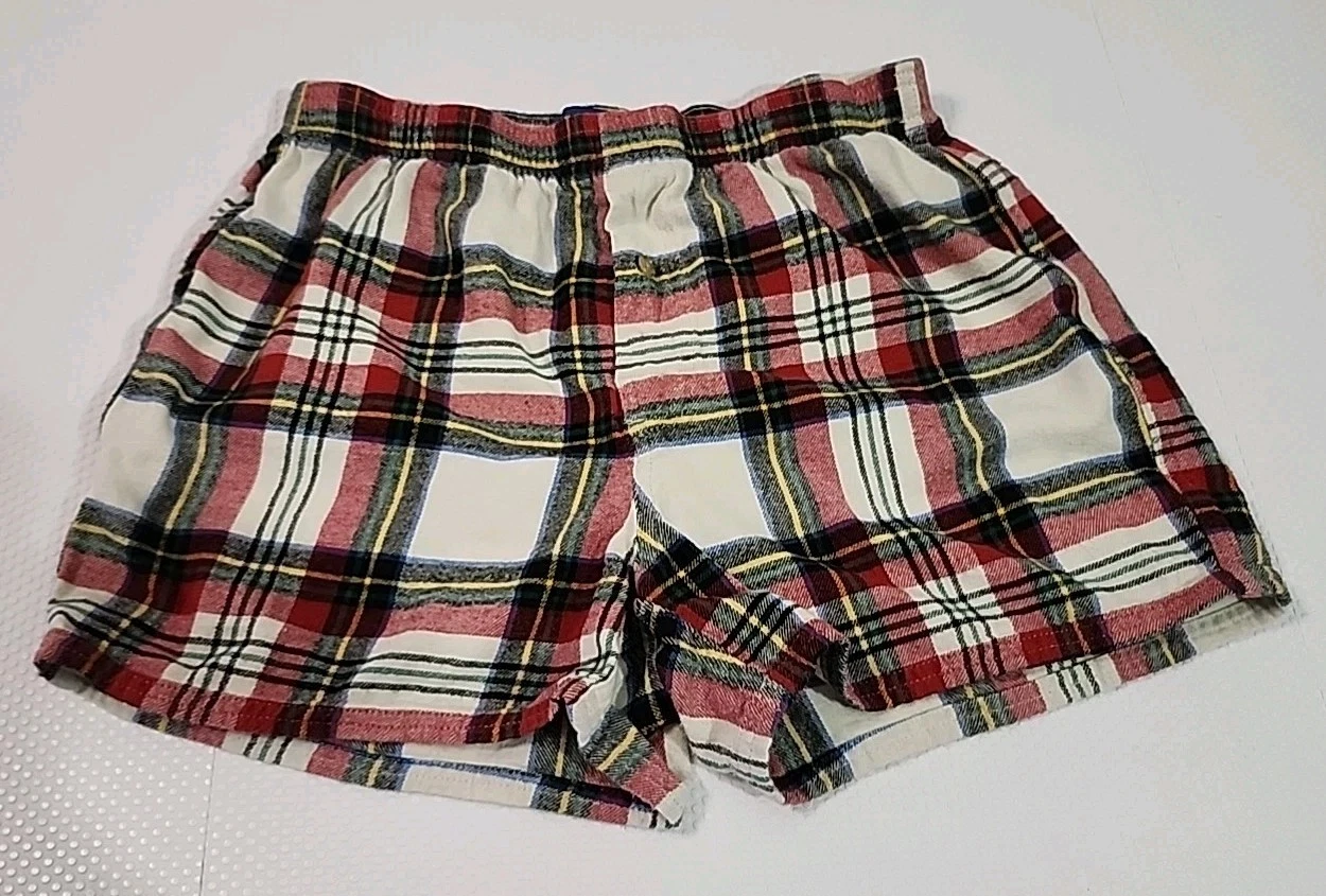 Old Navy Pajama Shorts Women Size Small Plaid