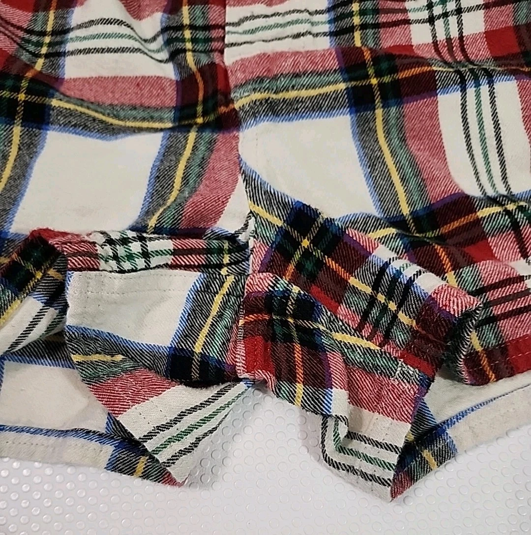 Old Navy Pajama Shorts Women Size Small Plaid - photo 4