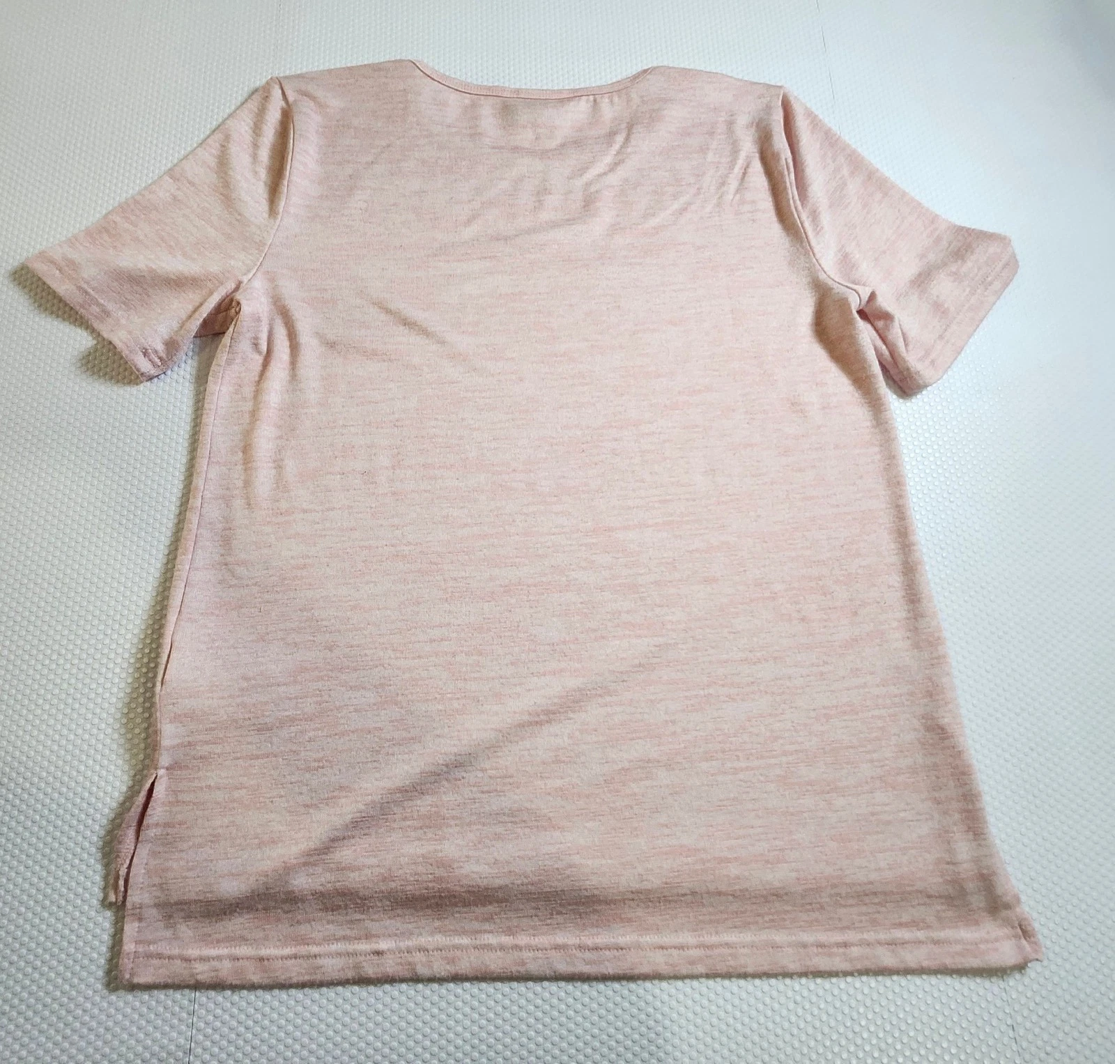 Banana Republic Light Pink Heather Short Sleeve Crewneck Tee M - photo 5