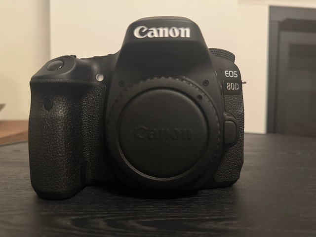Canon EOS 80D + 18-55mm Lens - Shutter count 638