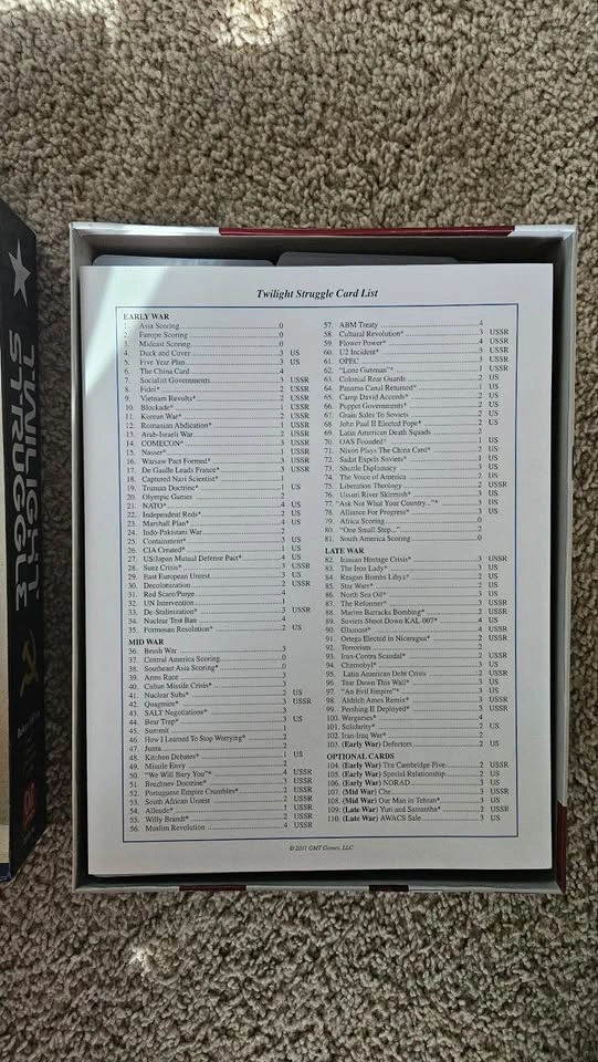 Twilight Struggle Deluxe Edition (GMT Games) - photo 2