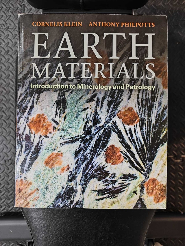 Earth Materials: Intro to Mineralogy and Petrology