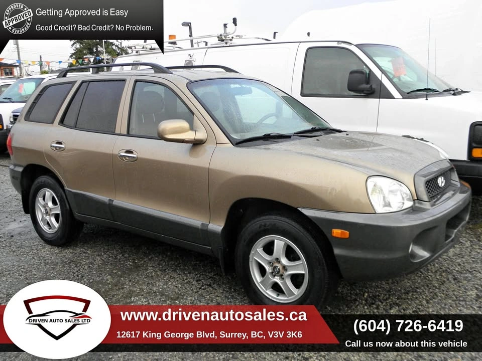 2004 Hyundai Santa Fe GLS AWD Leather Sunroof Heated Seats