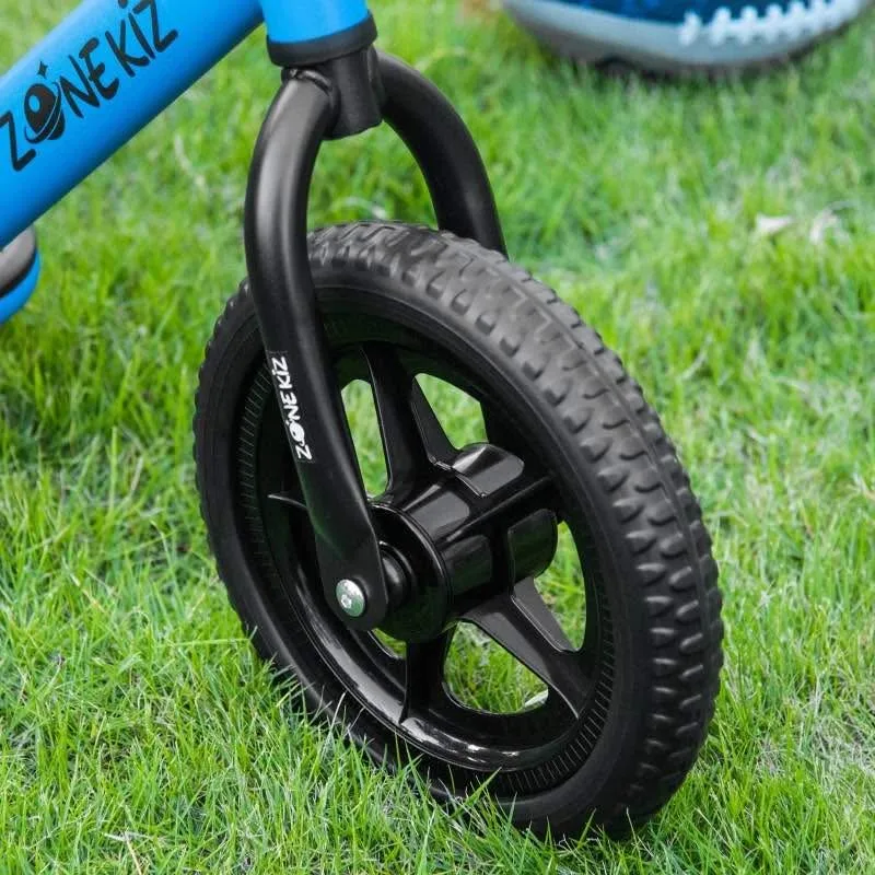 12" Kids Balance Bike No Pedal Bicycle Adjustable Seat image indicator(8)