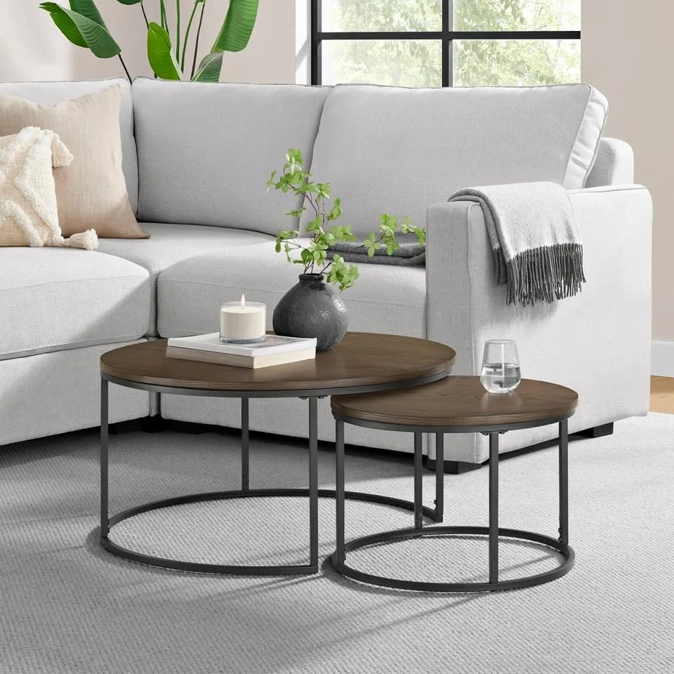 New 2-Piece Nesting Table Set (31.5" and 20.5")