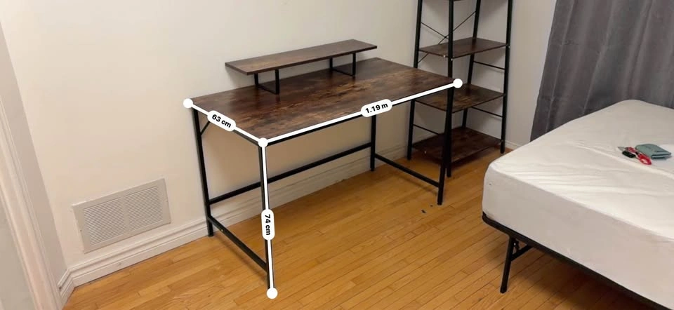 Industrial Computer Desk with Monitor Stand - photo 2