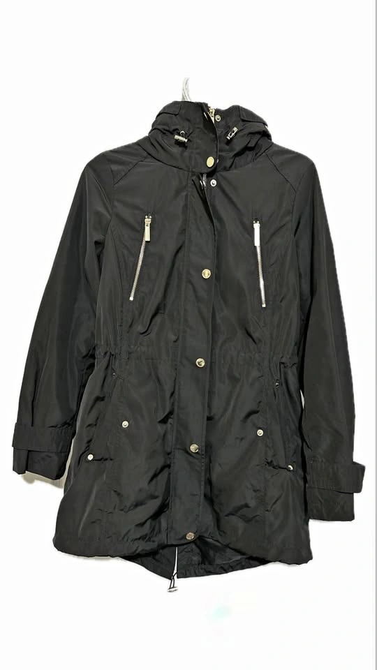 Michael Kors Black Hooded Anorak