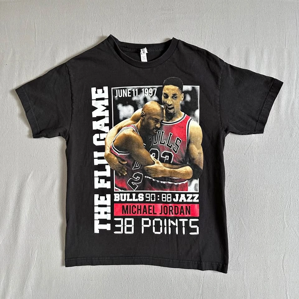 Alstyle Michael Jordan The Flu Game Graphic T-Shirt M
