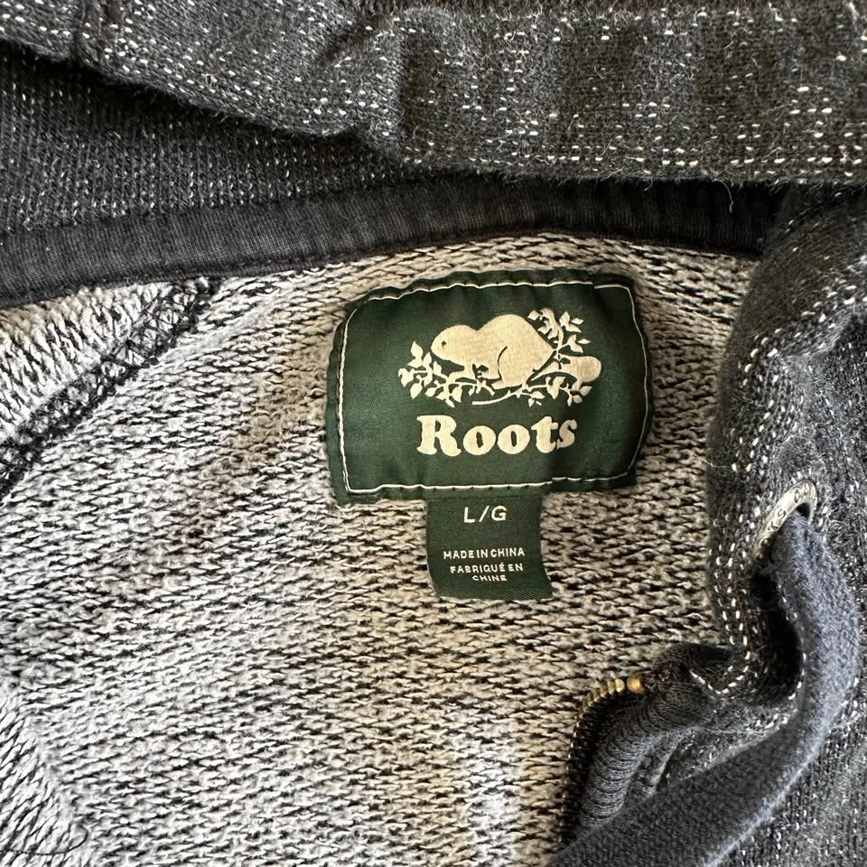 Roots Salt & Pepper Men’s Zip Hoodie and Sweatpants Set Size L - photo 2