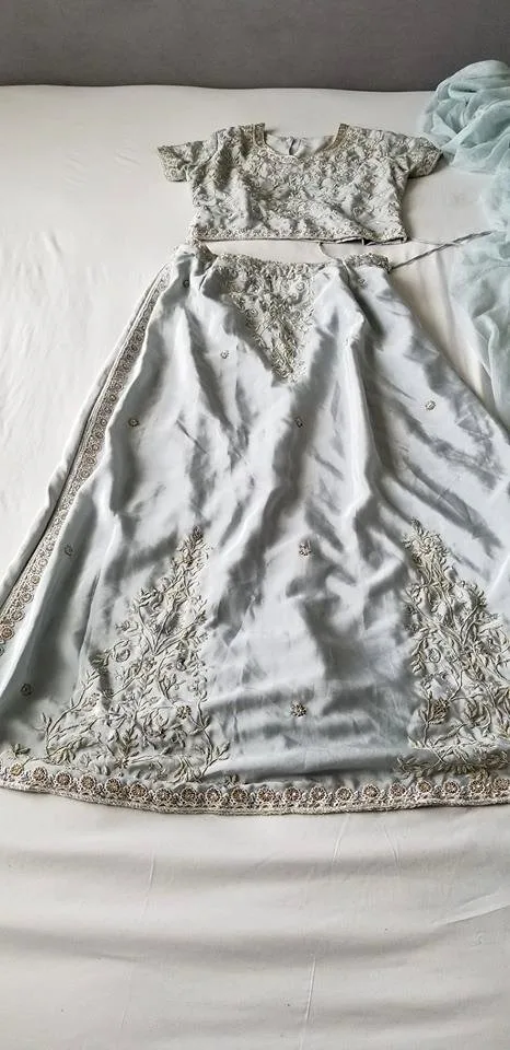 Grey/Silver Lehenga thumbnail