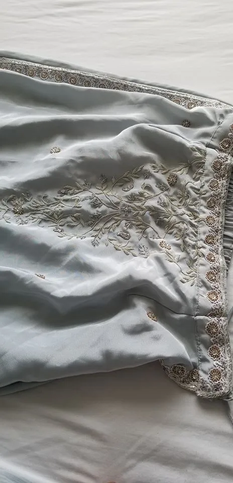 Grey/Silver Lehenga image indicator(4)