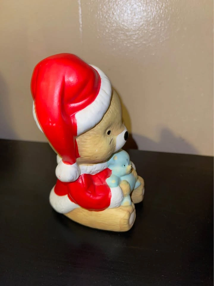 Santa Bear Figurine w/ storage space - photo 2