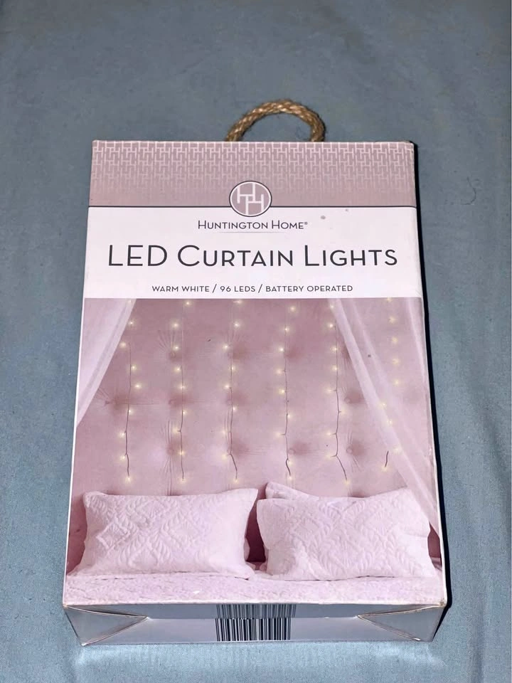 Warm White LED Curtain Lights