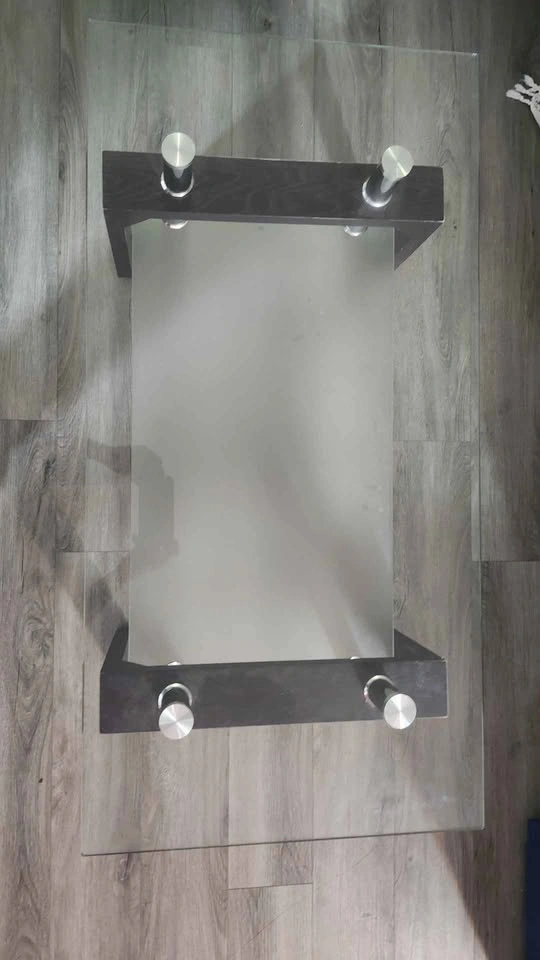 Modern Glass Coffee Table 2-Tier - photo 2