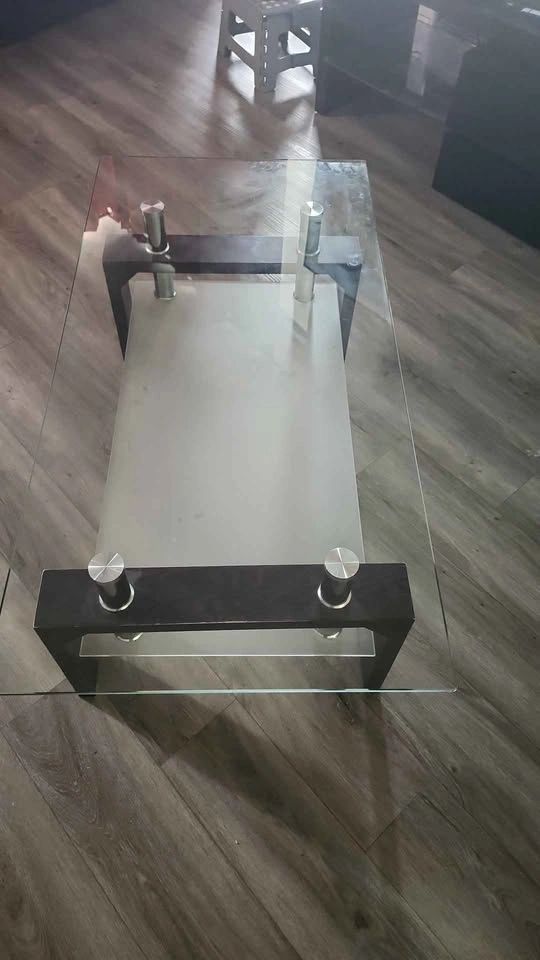 Modern Glass Coffee Table 2-Tier - photo 4