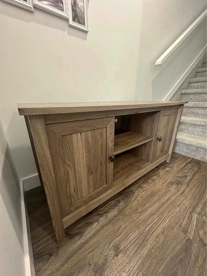 TV Stand with Storage – Good Condition