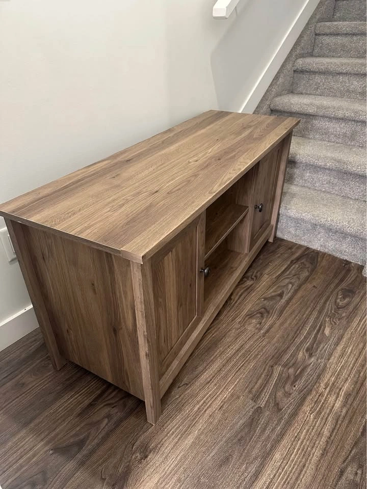 TV Stand with Storage – Good Condition - photo 4