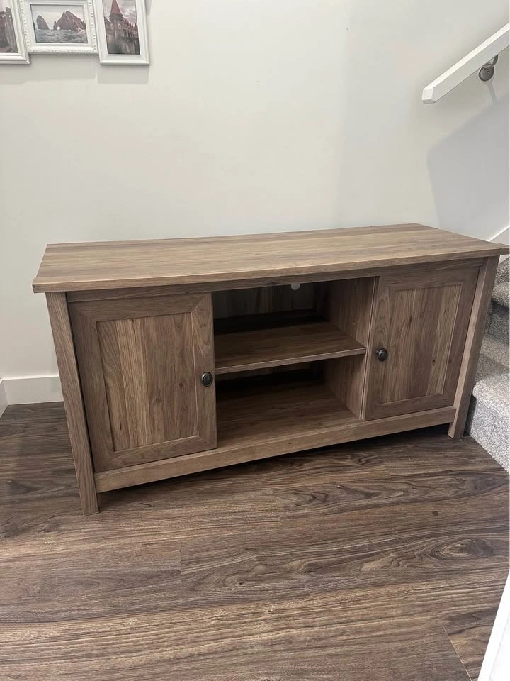 TV Stand with Storage – Good Condition - photo 5