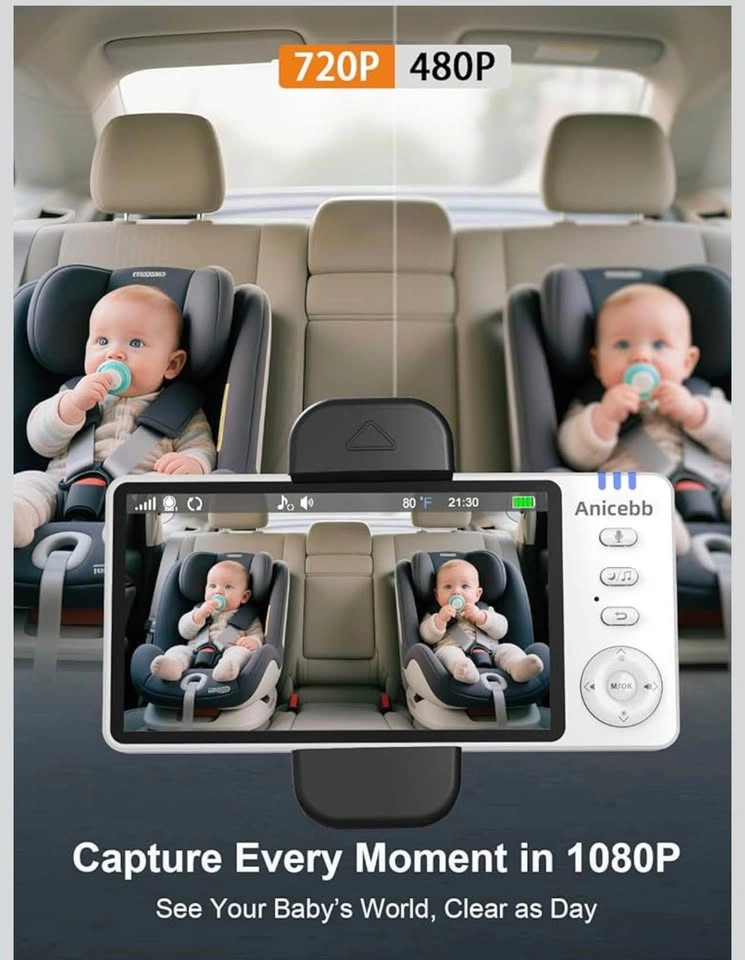 5” Baby Car Monitor (No WiFi Needed) - photo 4