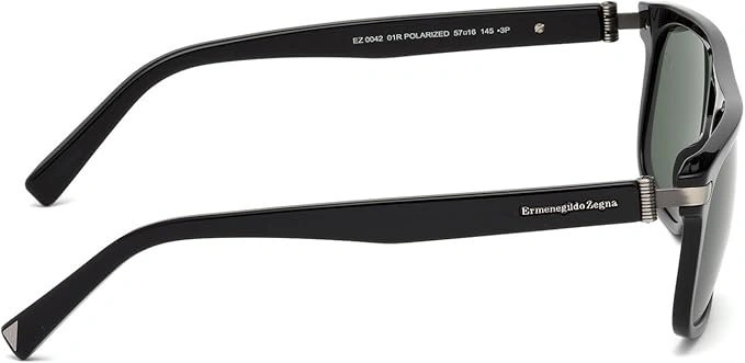 LIKE NEW ERMENEGILDO ZEGNA Men's SUNGLASSES Polarized Black 57MM - photo 3