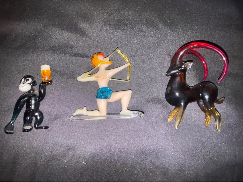 Czechoslovakian/Bohemian Crystal and Glass Figurines - photo 2