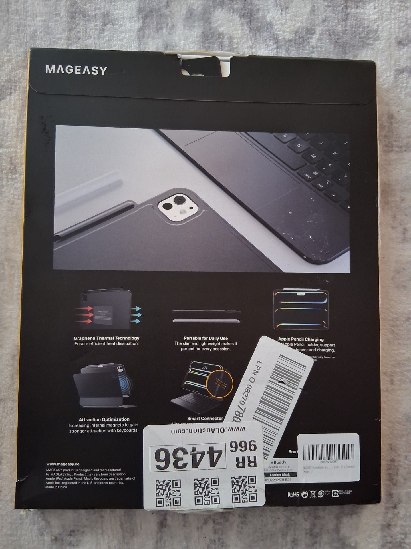 Mageasy Cover Buddy Magnetic Leather Case for iPad Pro 12.9" / A - photo 2
