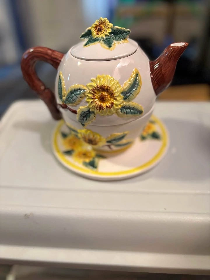 4pc Ceramic Teapot Set