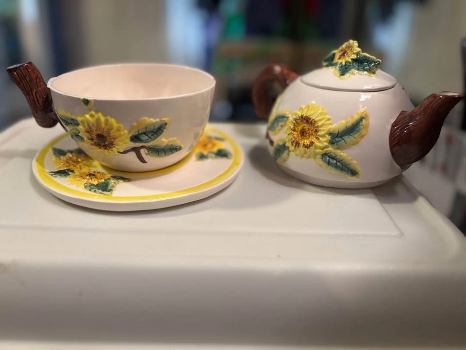 4pc Ceramic Teapot Set - photo 2