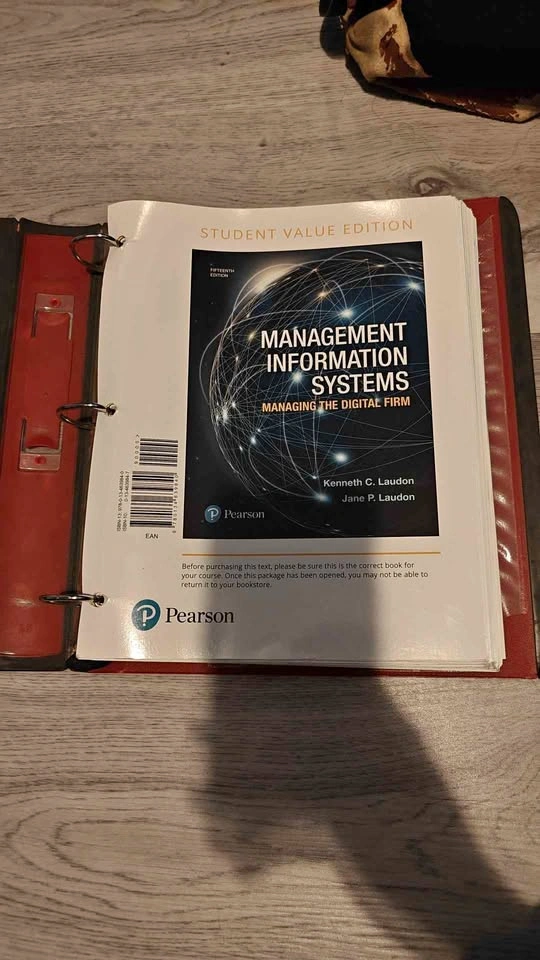 Management Information Systems Managing the Digital Firm 15th ed