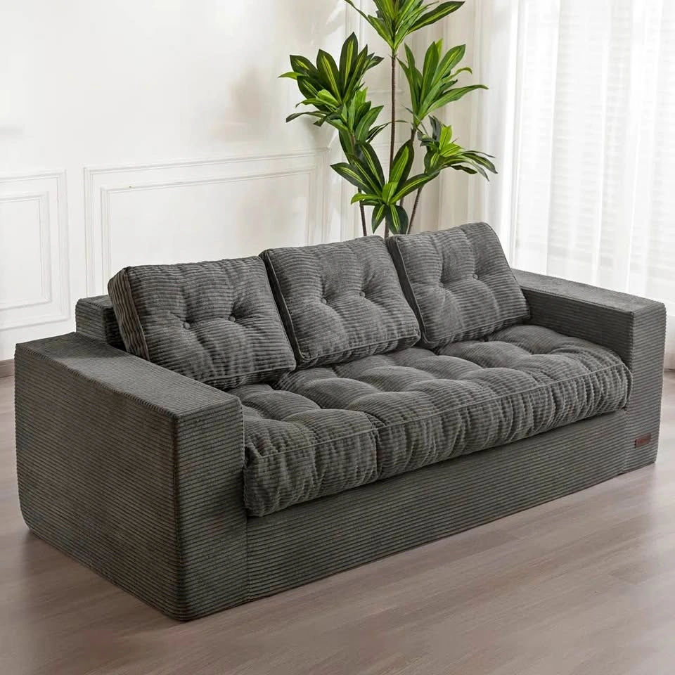 3 Seater Boneless Sofa - NEW