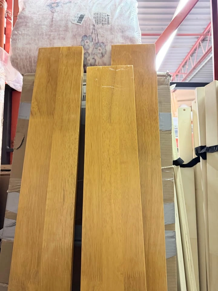 King Wooden Platform Bed - photo 4