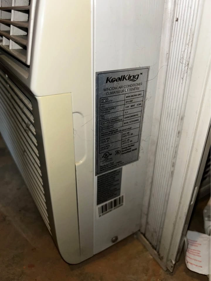 KoolKing 8000 BTU Window AC - MWK-08CRN1-BK3 - Tested & Clean - photo 2