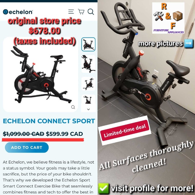 ✅️ Stationary Exercise Bike Echelon Connect Sport w. Bluetooth - photo 2