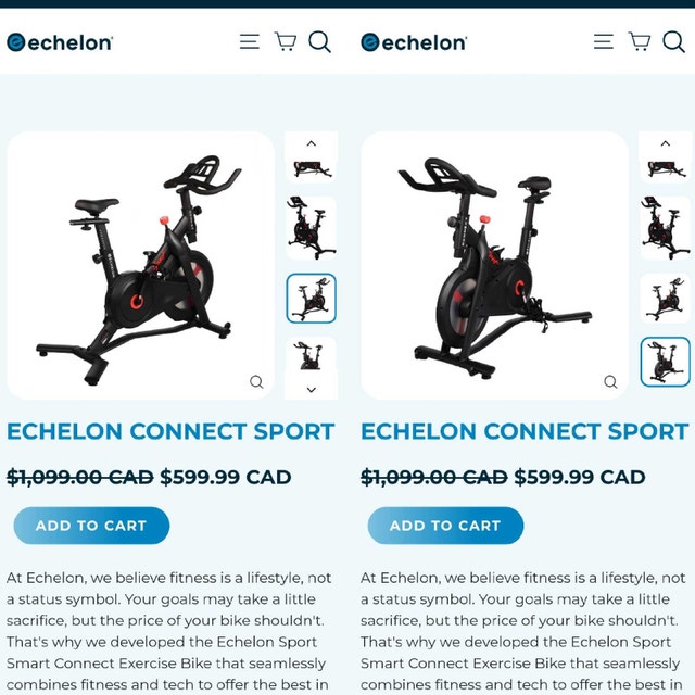 ✅️ Stationary Exercise Bike Echelon Connect Sport w. Bluetooth - photo 4