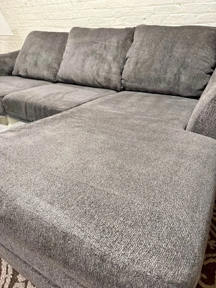 Dark Black Sectional (Free Delivery)