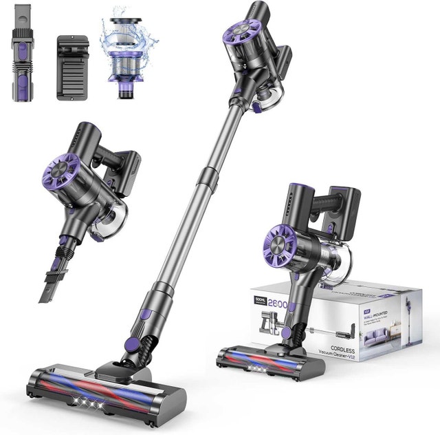 BNIB Cordless Vacuum - 80,000RPM, 4-in-1 Lightweight Stick
