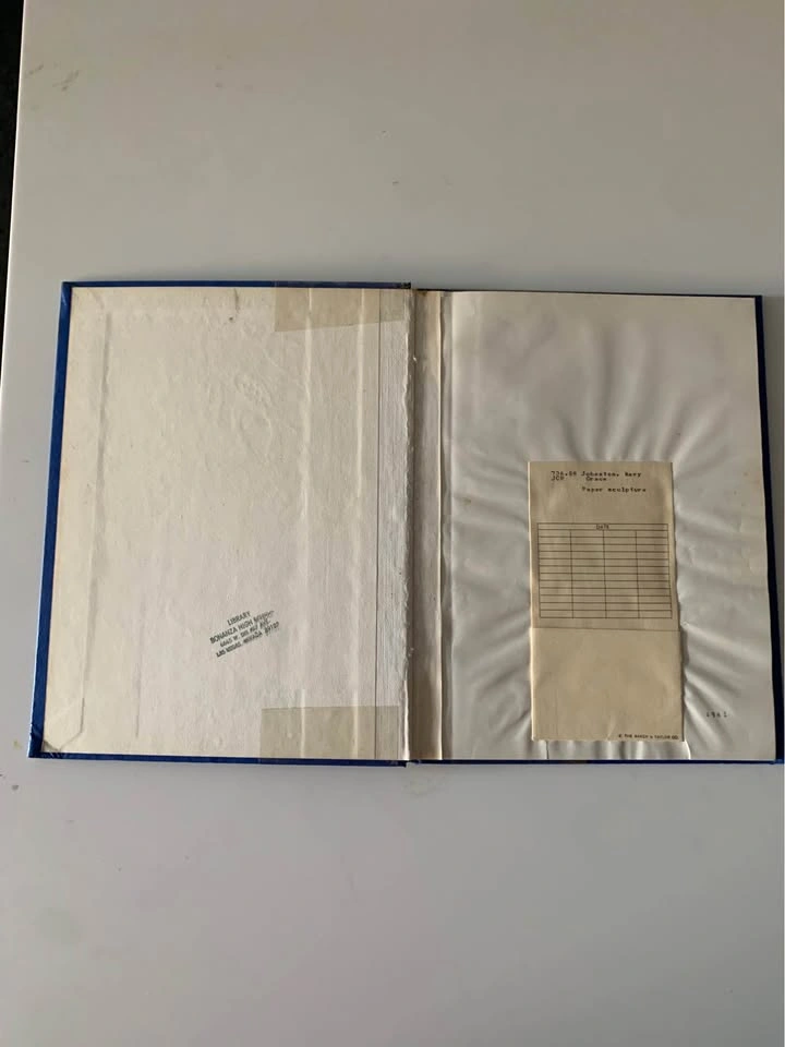 Book Paper Sculpture Mary Grace Johnston - photo 3