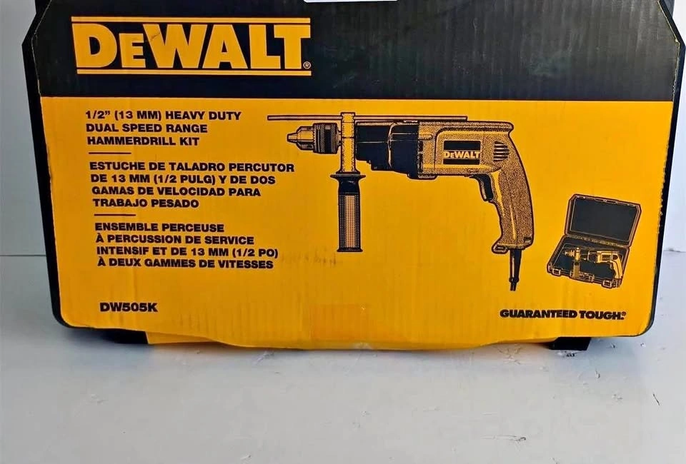 DEWALT 7.8 Amp 1/2-inch Variable Speed Hammer Drill