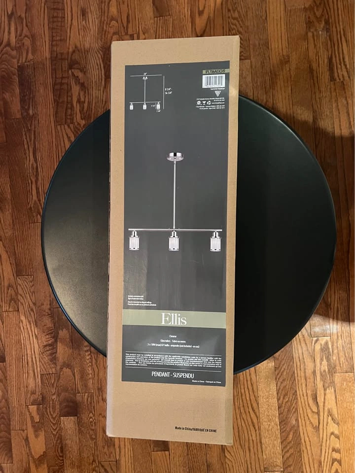 Canarm Ellis 3-Light Chrome Pendant - photo 3