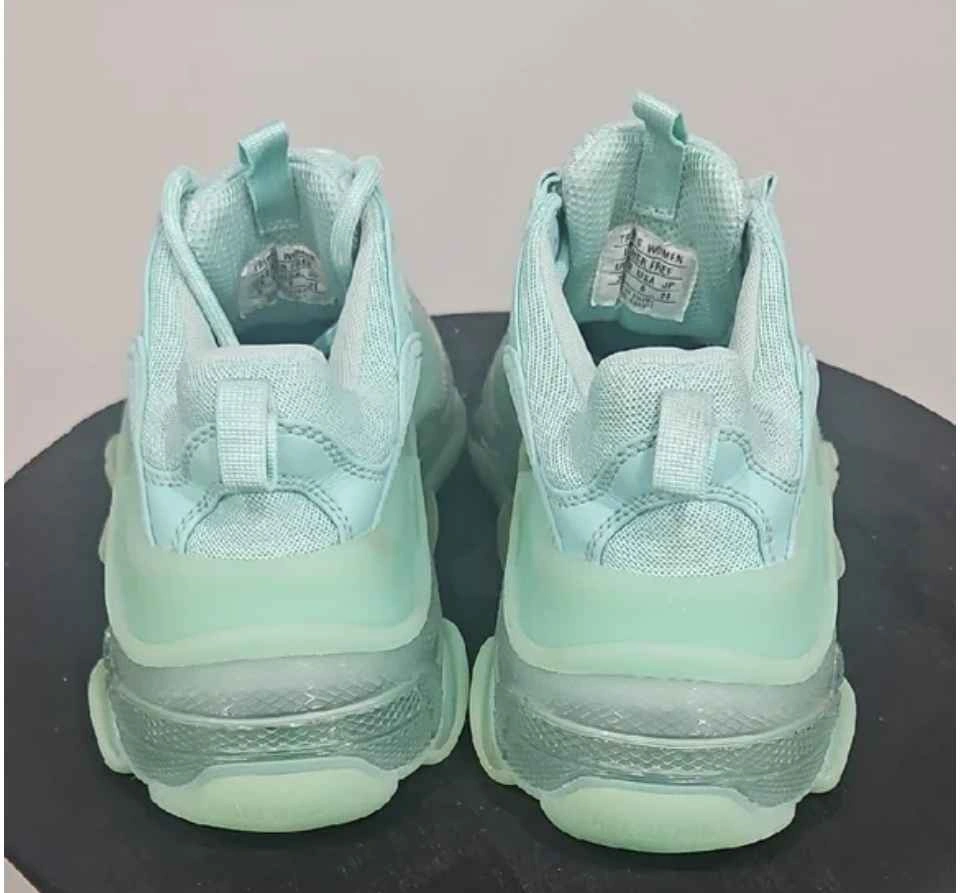 Balenciaga Triple S Sneakers - Size 36 (Mint Green) - photo 3