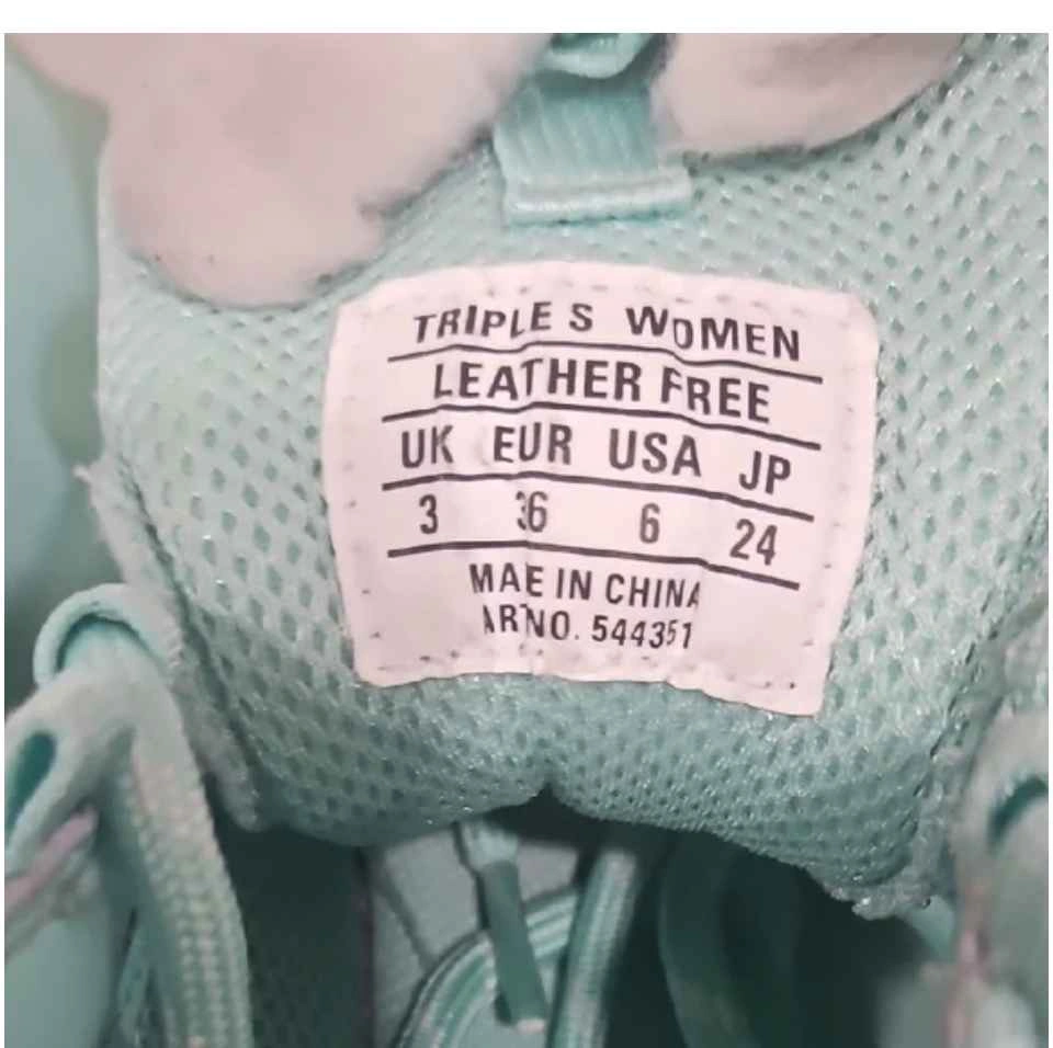 Balenciaga Triple S Sneakers - Size 36 (Mint Green) - photo 4