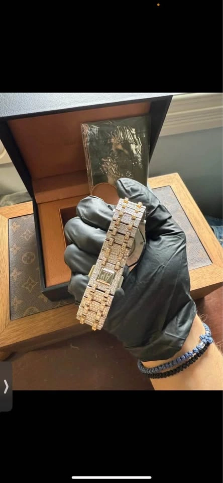 Iced Out AP Royal Oak Diamond Watch - photo 2