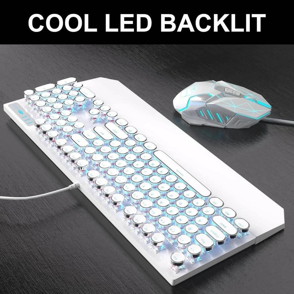 White Keyboard with Linear Red Switches - photo 3