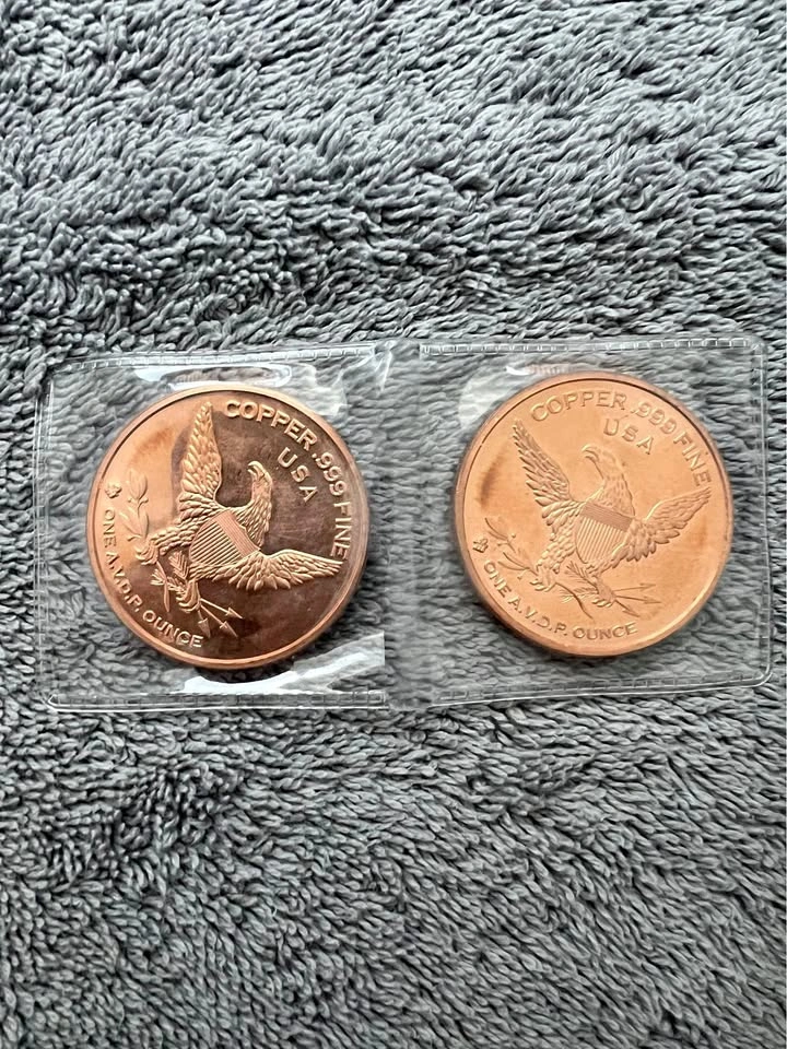 1oz Fine copper Eagles 🦅