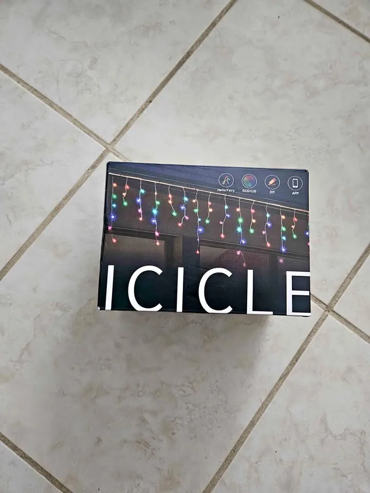 Smart RGBIC Icicles 33ft (Bedroom or Outside) thumbnail