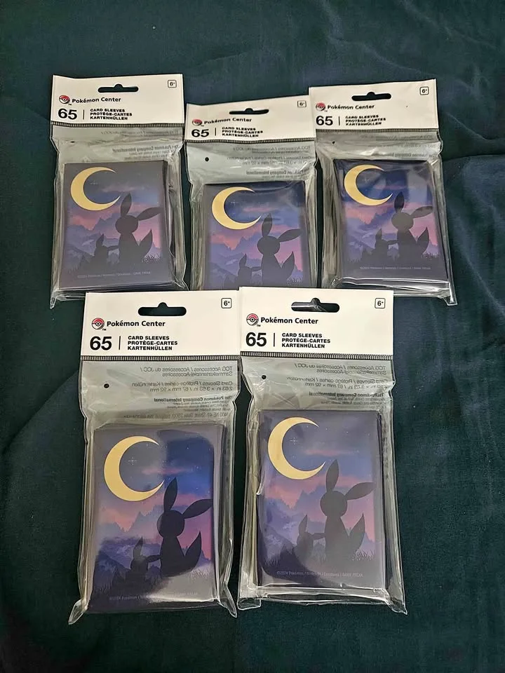 65 Pokemon Eevee Card Sleeves(4 Packs for $30) thumbnail
