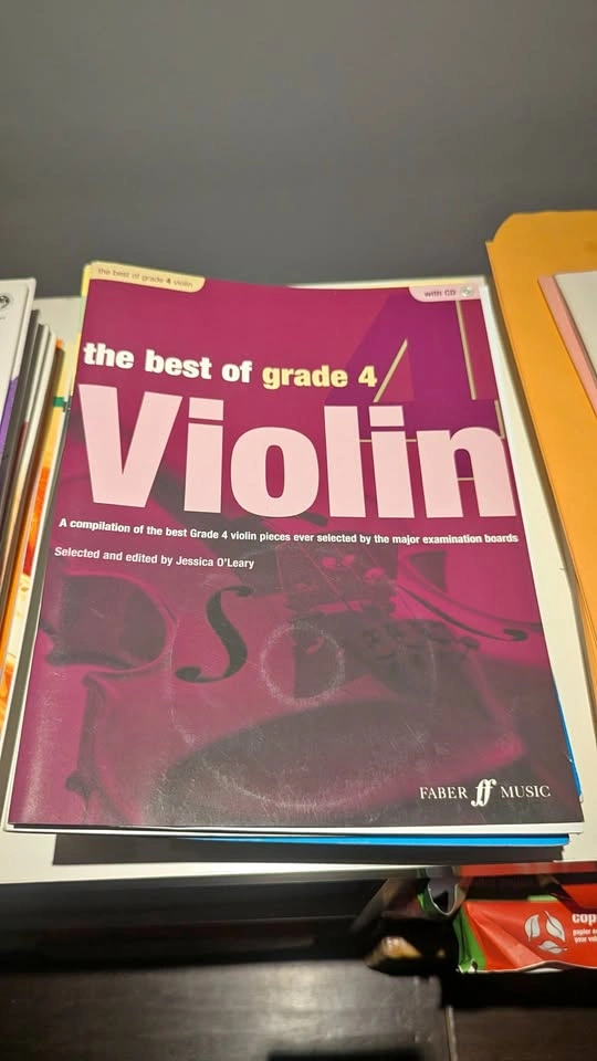 Faber Music The Best of Grade 4 Violin Book w/ CD