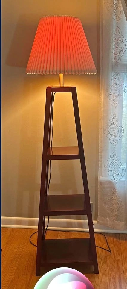 Wooden lamp in perfect condition